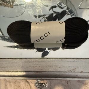Gucci Dark Black Shoelaces